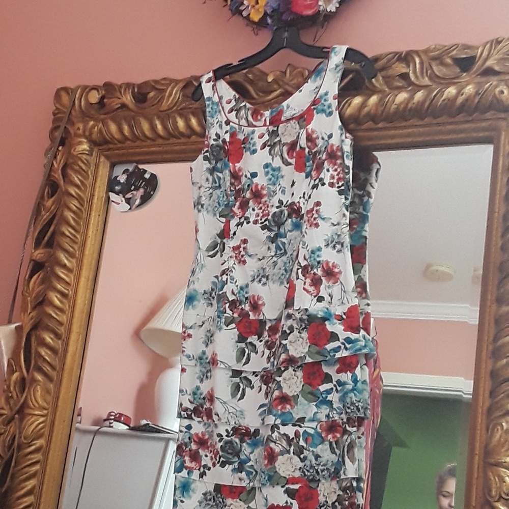 Sheath Floral Dress